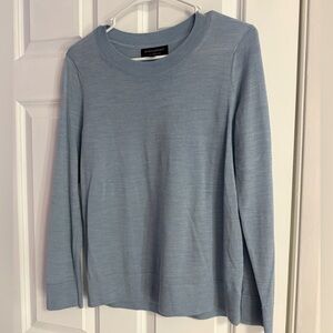 Light Blue Wool Sweater banana republic